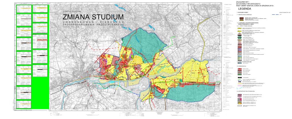 LEGENDA Powiat Gorzów Wielkopolski GMINA SANTOK WOJEWÓDZTWO LUBUSKIE 1