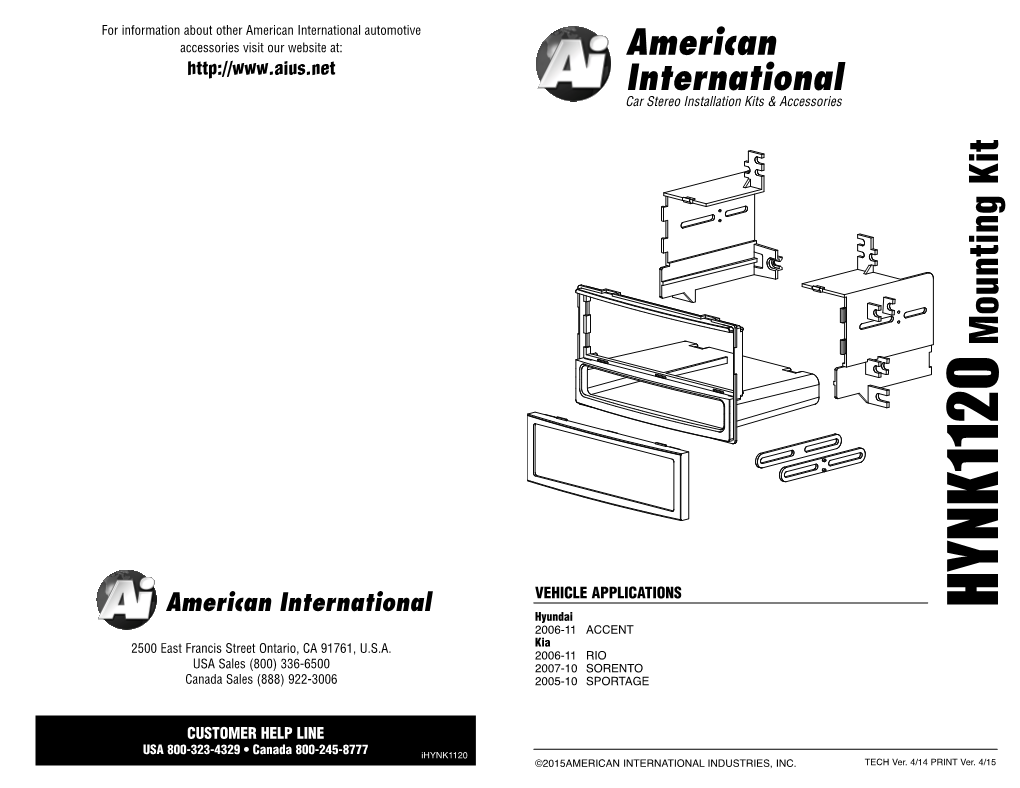 HYNK1120 Instruction Manual