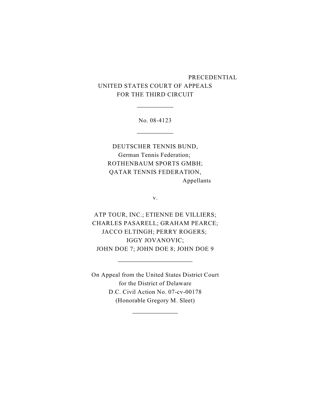 Precedential United States Court of Appeals for the Third Circuit