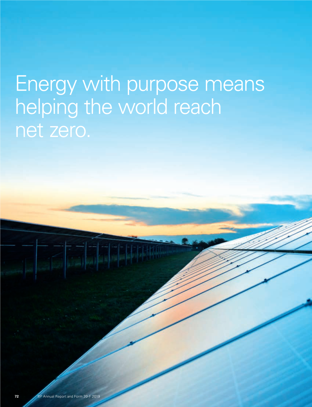 Energy with Purpose Means Helping the World Reach Net Zero