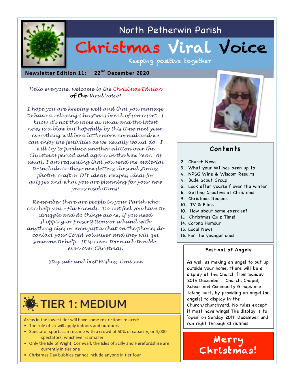 Christmas Viral Voice Keeping Positive Together Newsletter Edition 11: 22Nd December 2020