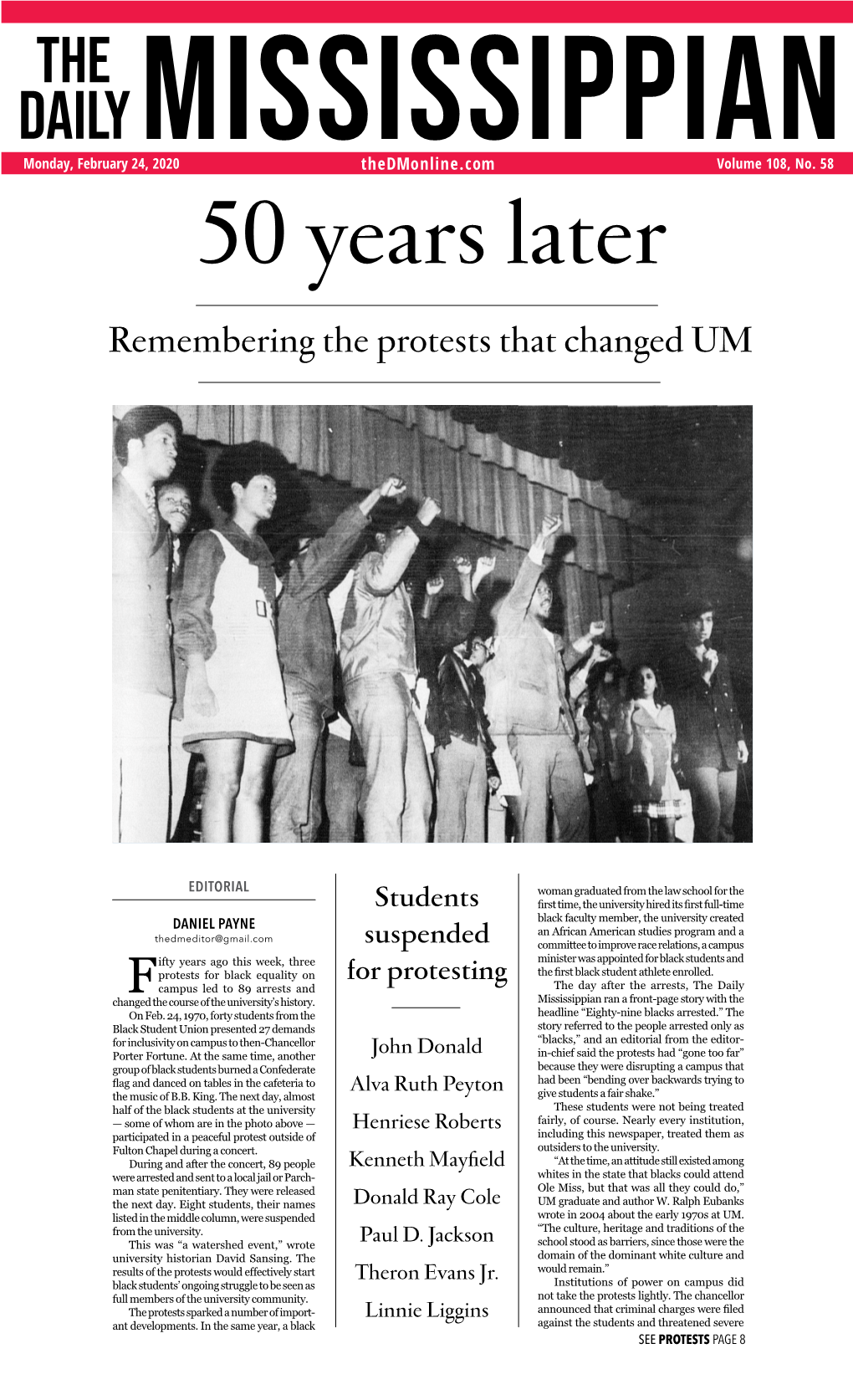 Remembering the Protests That Changed UM