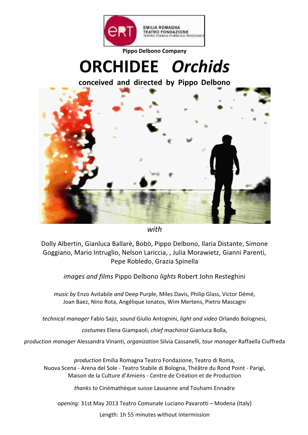 ORCHIDEE Credits and Programme