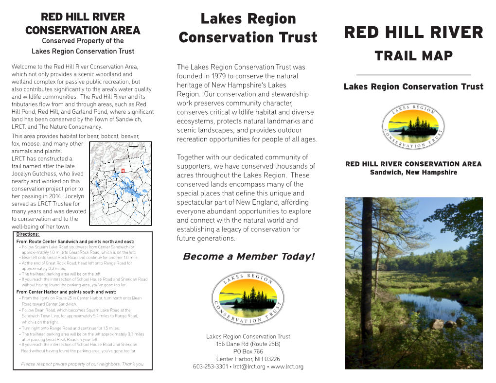 The Red Hill River Conservation Area Trail