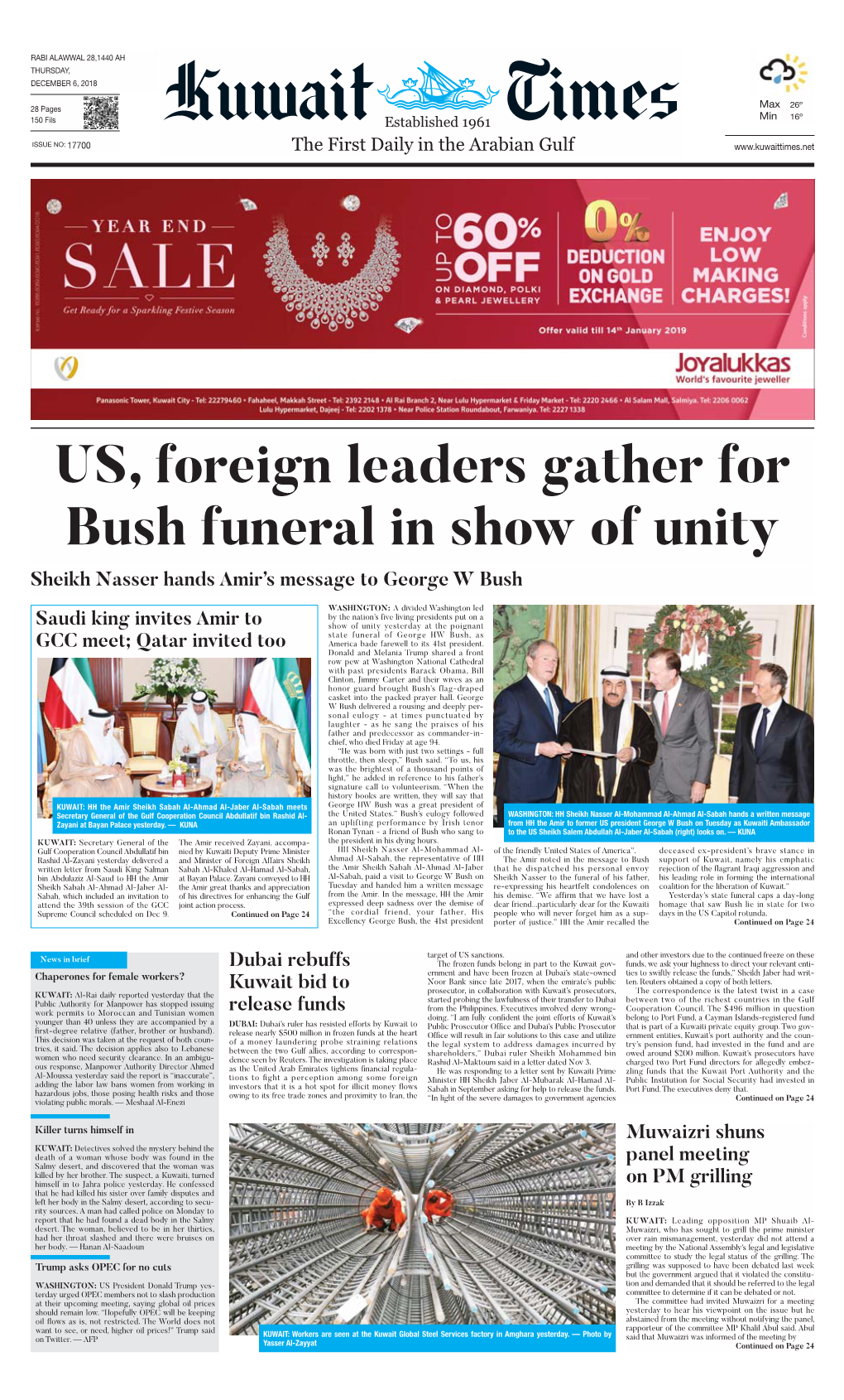 Kuwaittimes 6-12-2018.Qxp Layout 1