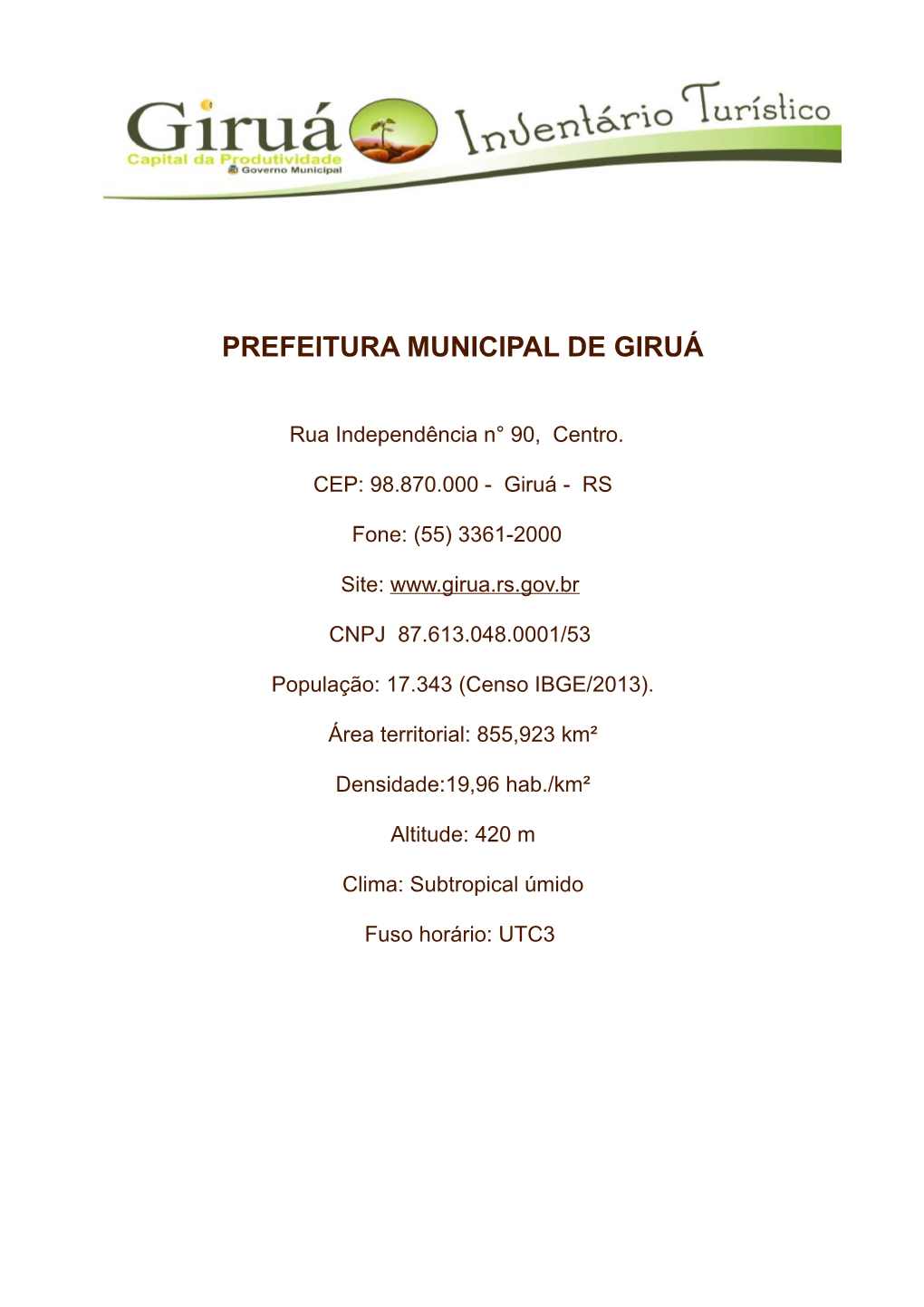 Prefeitura Municipal De Giruá