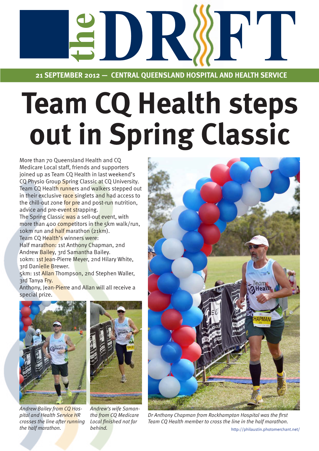 Team CQ Health Steps out in Spring Classic