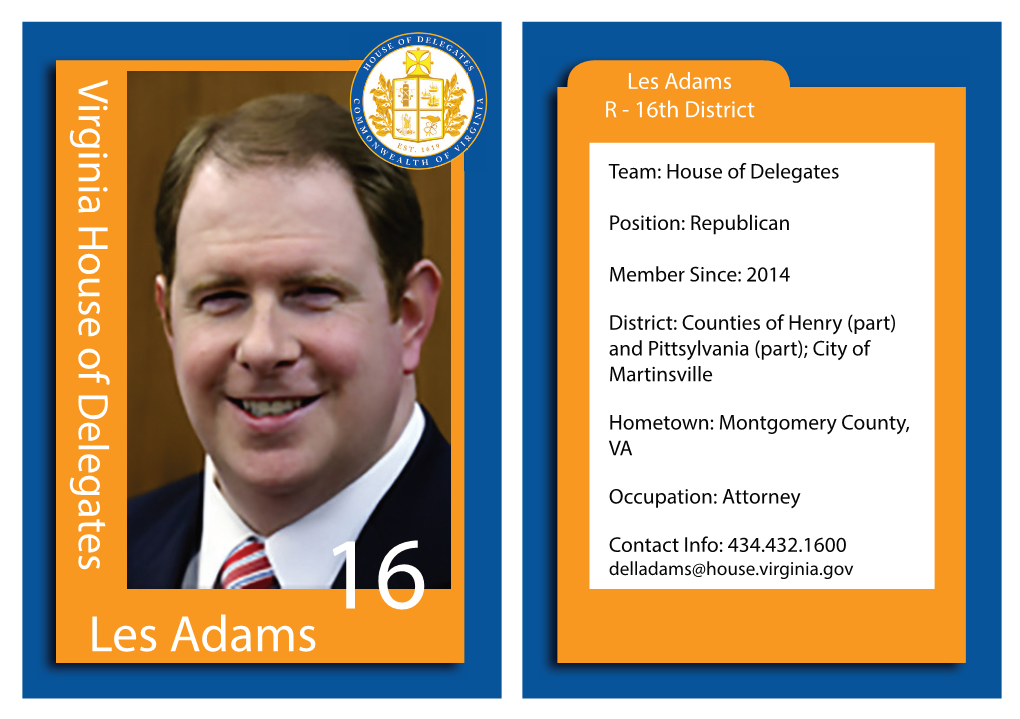 Les Adams R - 16Th District