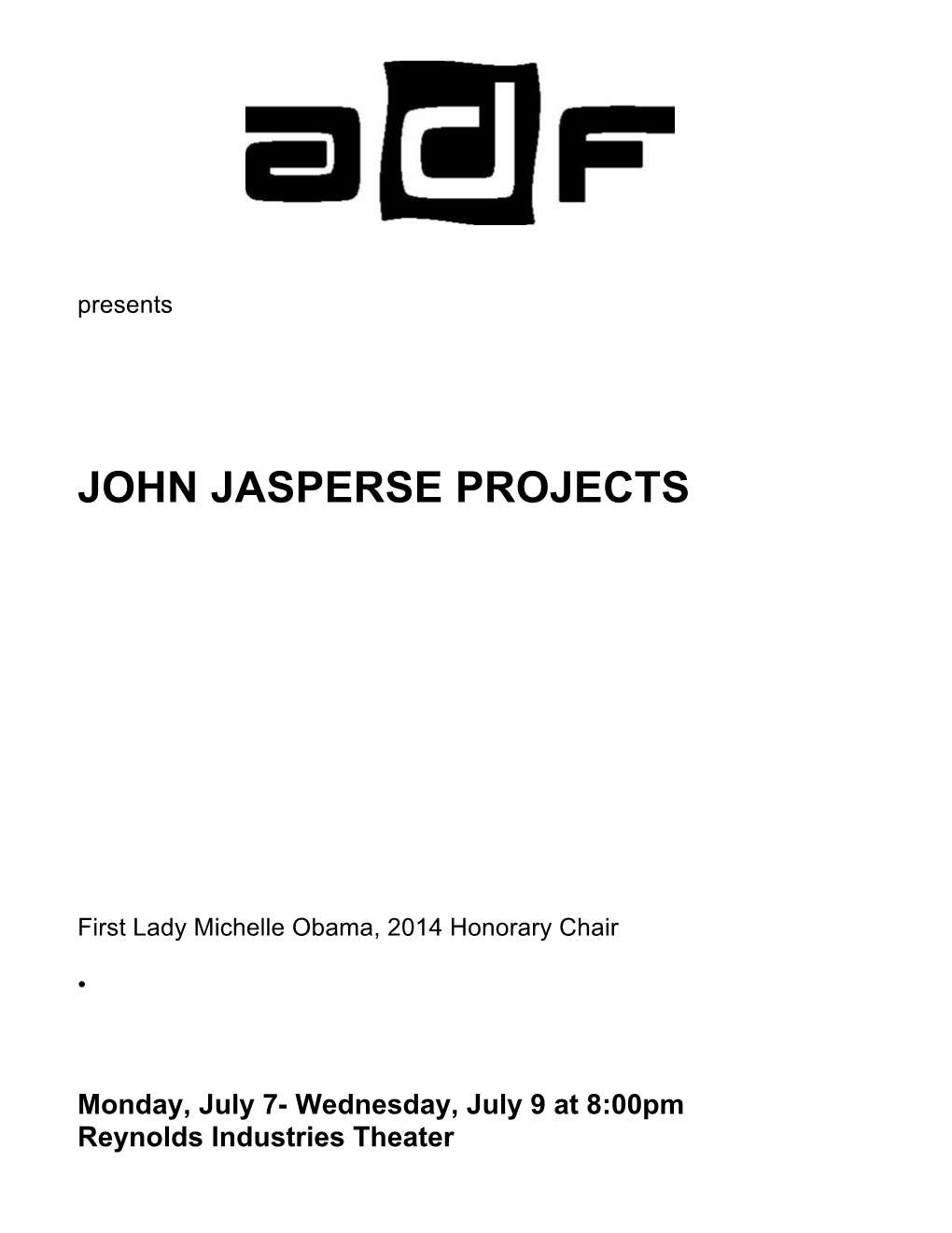 John Jasperse Projects