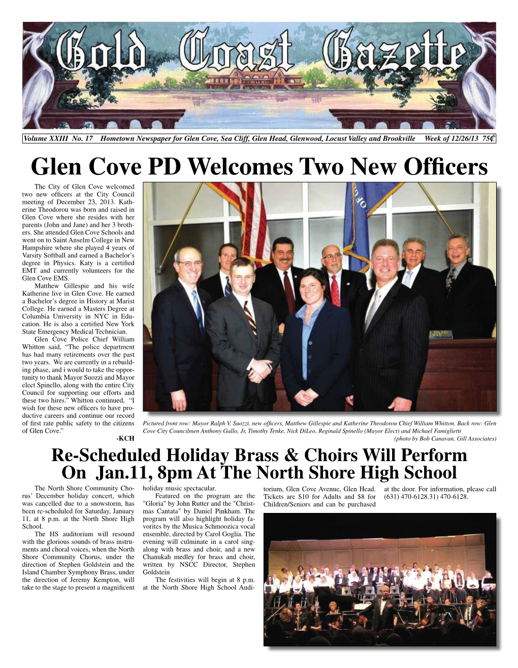 Glen Cove PD Welcomes Two New Officers