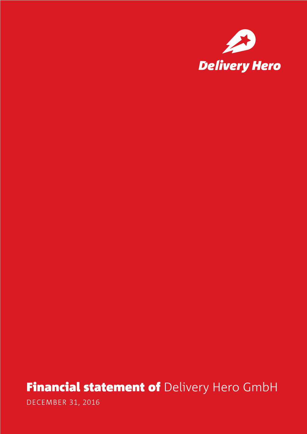 Financial Statement of Delivery Hero Gmbh