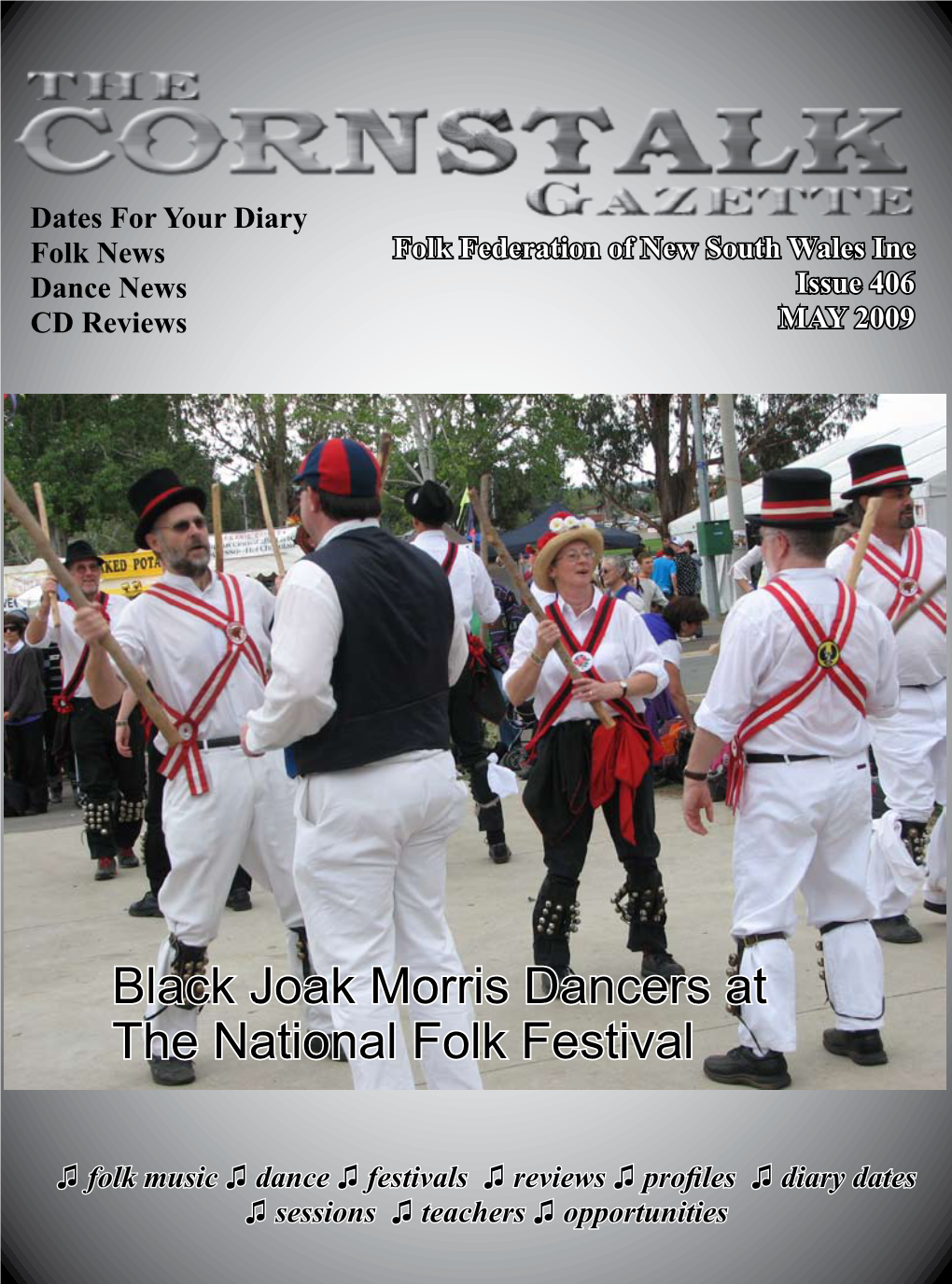 Black Joak Morris Dancers at the National Folk Festival