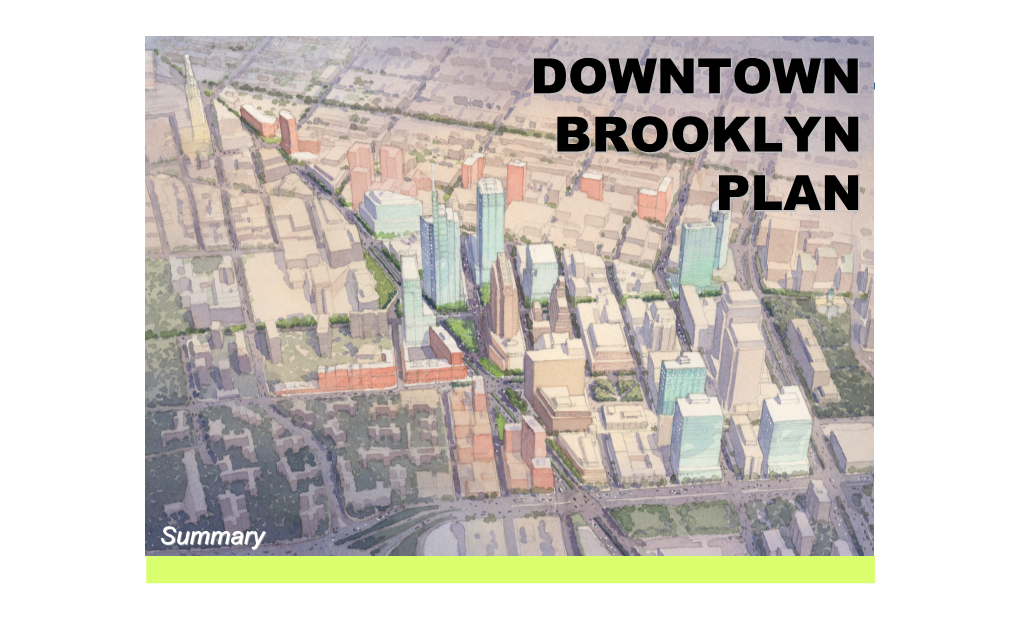 Downtown Brooklyn Plan