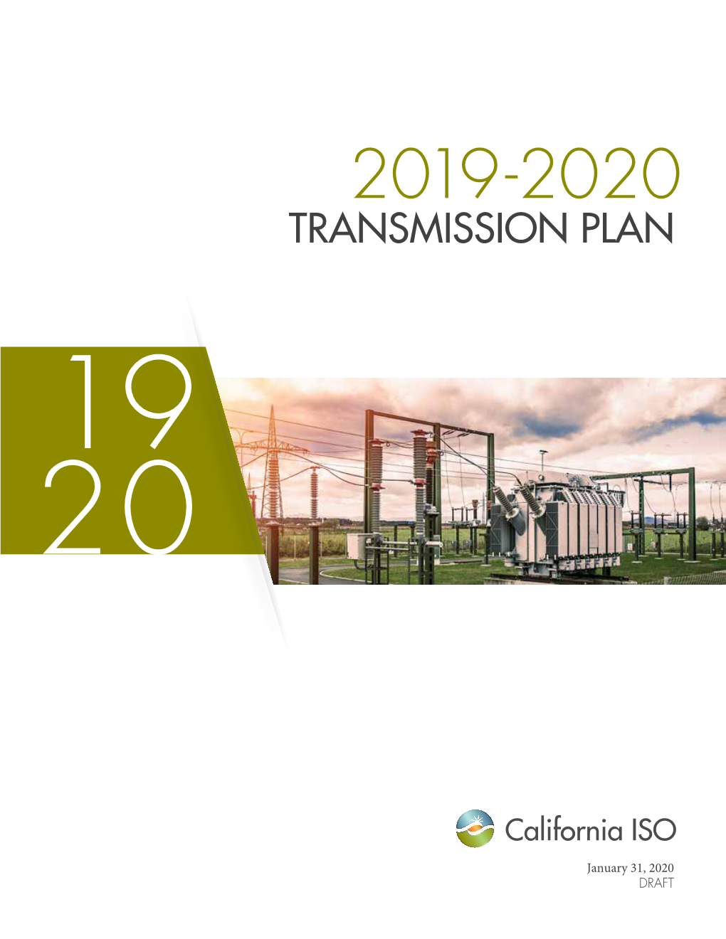 Draft 2019-2020 Transmission Plan