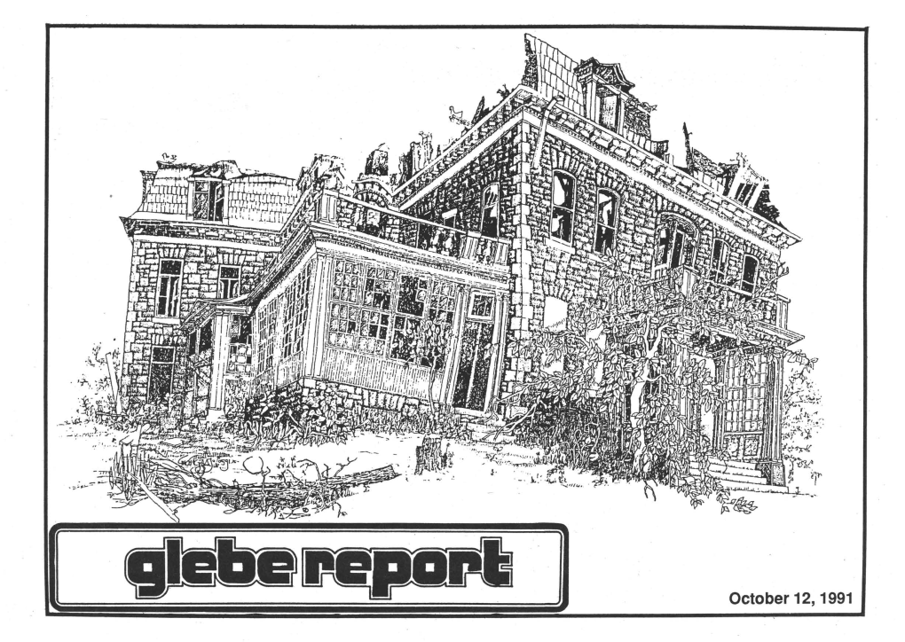 Glebe Report Are Those of Our Contributors