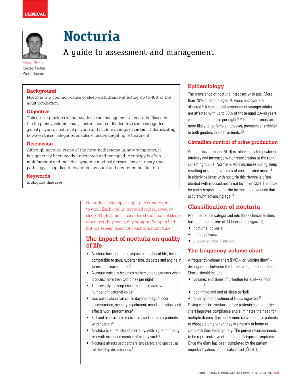 Nocturia a Guide to Assessment and Management David Prince Kesley Pedler Prem Rashid