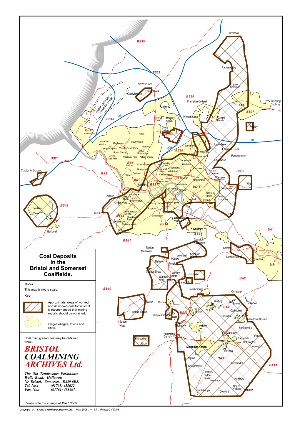 Bristol Coalmining Archives Ltd. 2008 : V