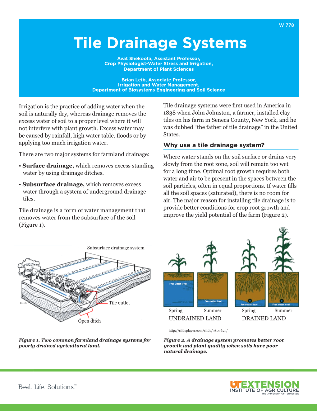 Tile Drainage Systems