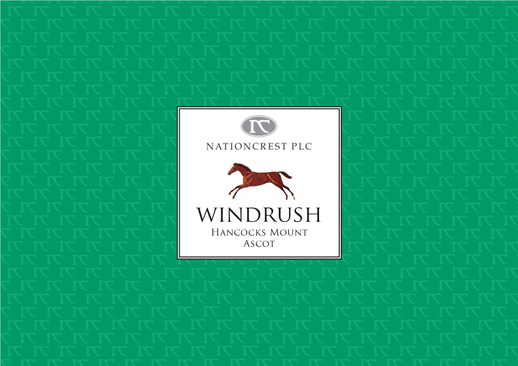 Windrush-Brochure.Pdf