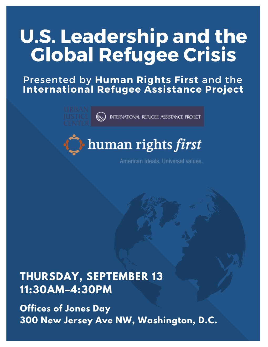 U.S. Leadershipandthe Globalrefugeecrisis