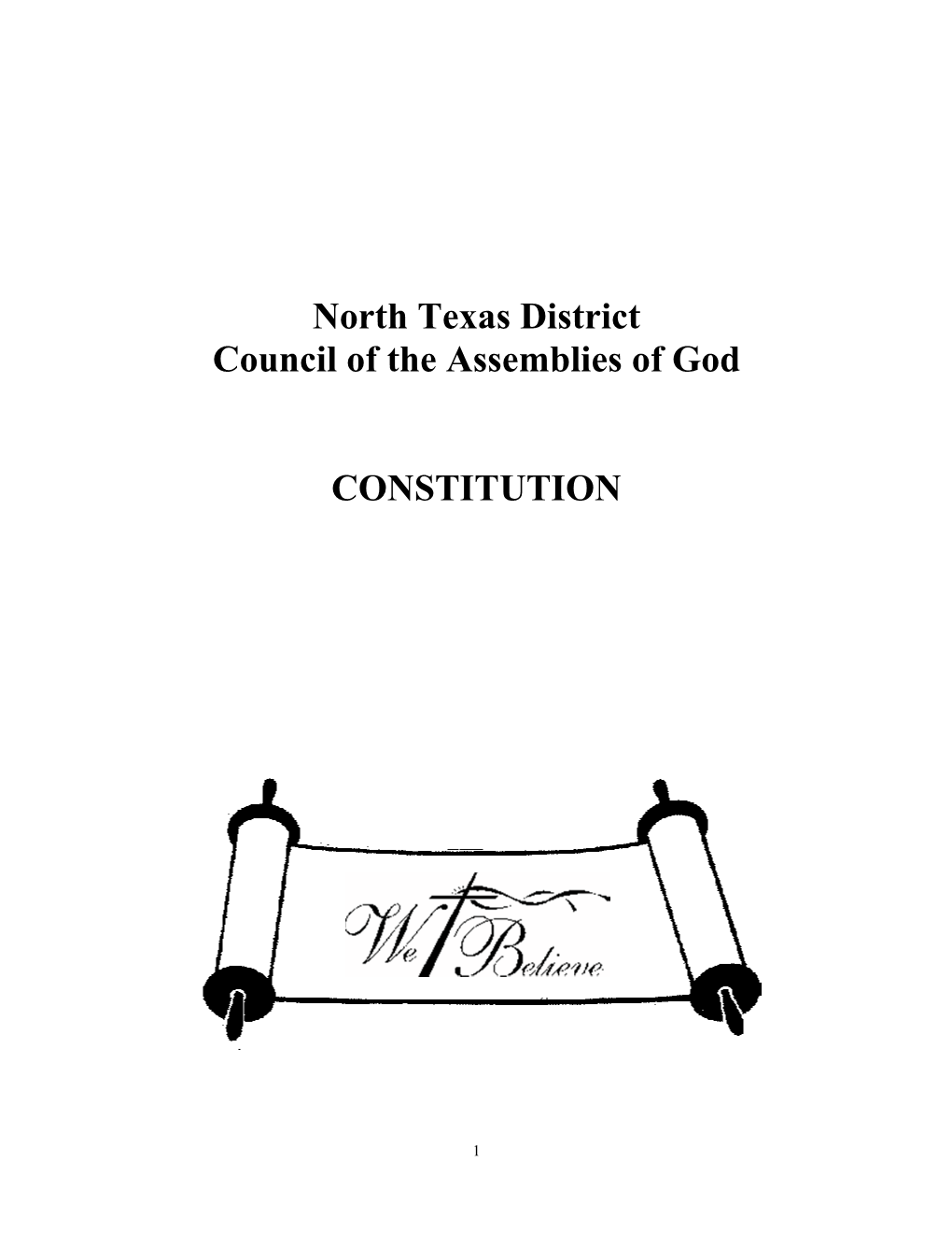North Texas Constitution and Bylaws