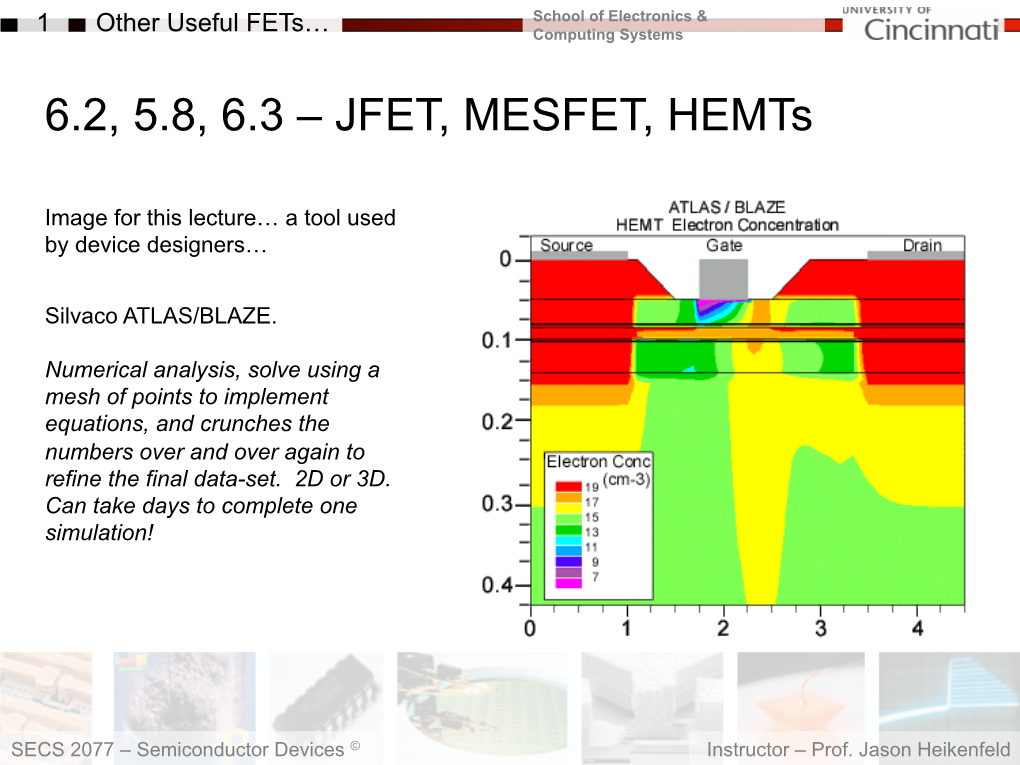 JFET, MESFET, Hemts