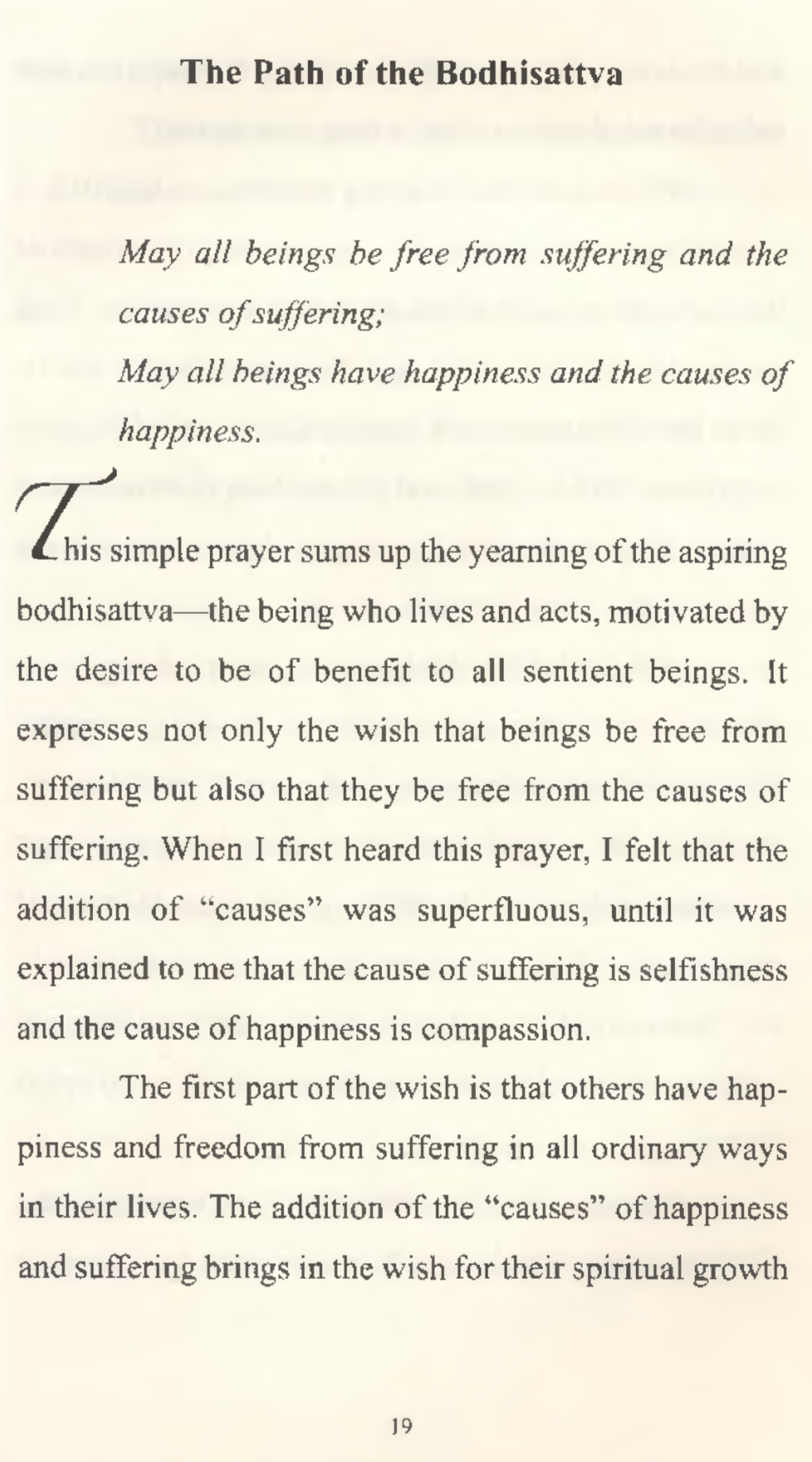 The Path of the Bodhisattva May All Beings Be Free From