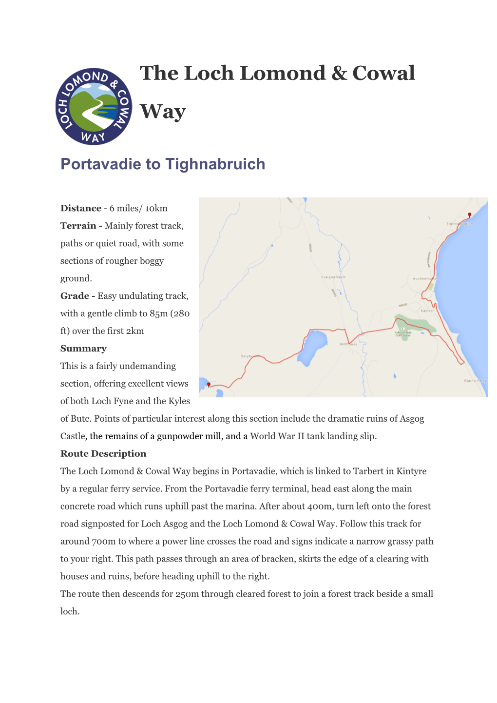 The Loch Lomond & Cowal