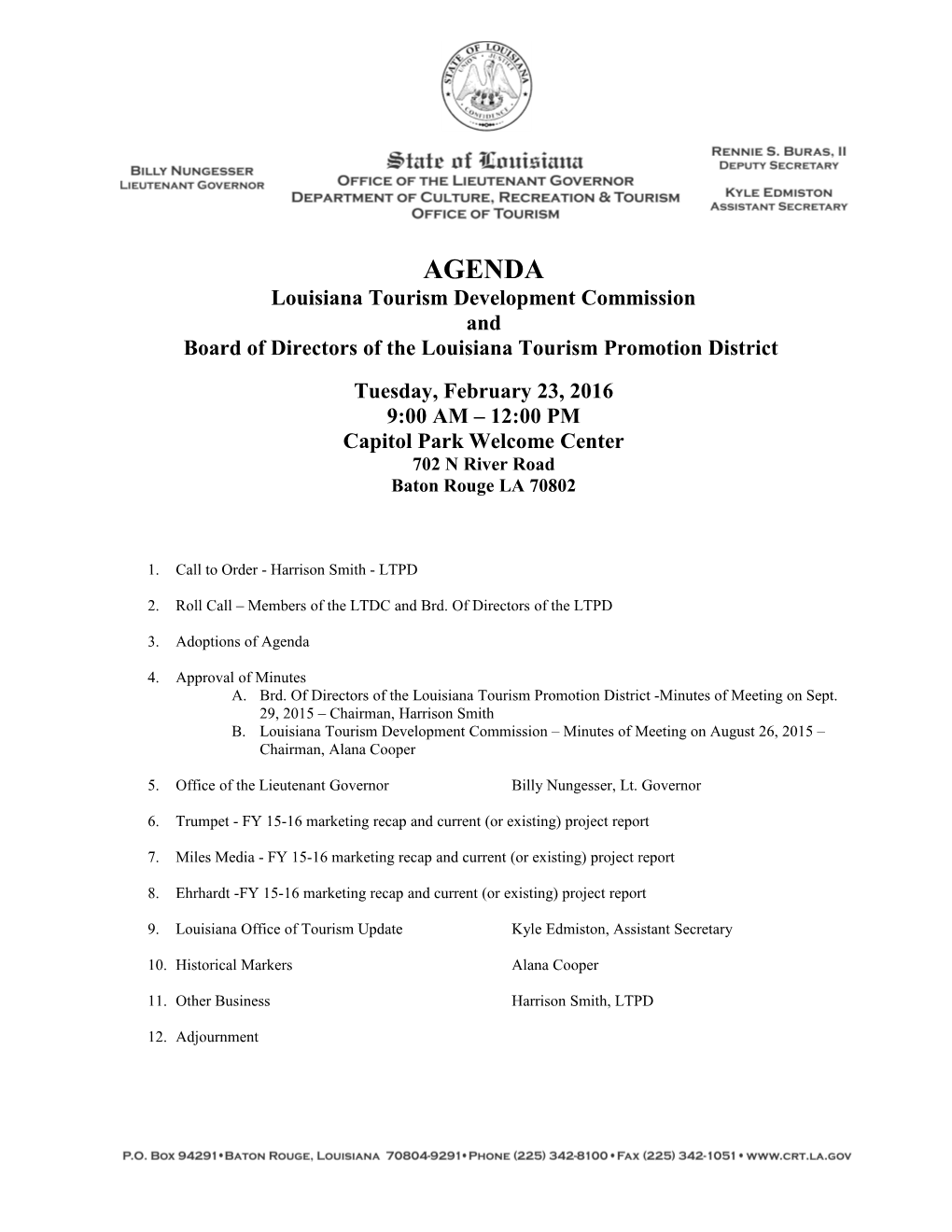 Louisiana Tourism Development Commission