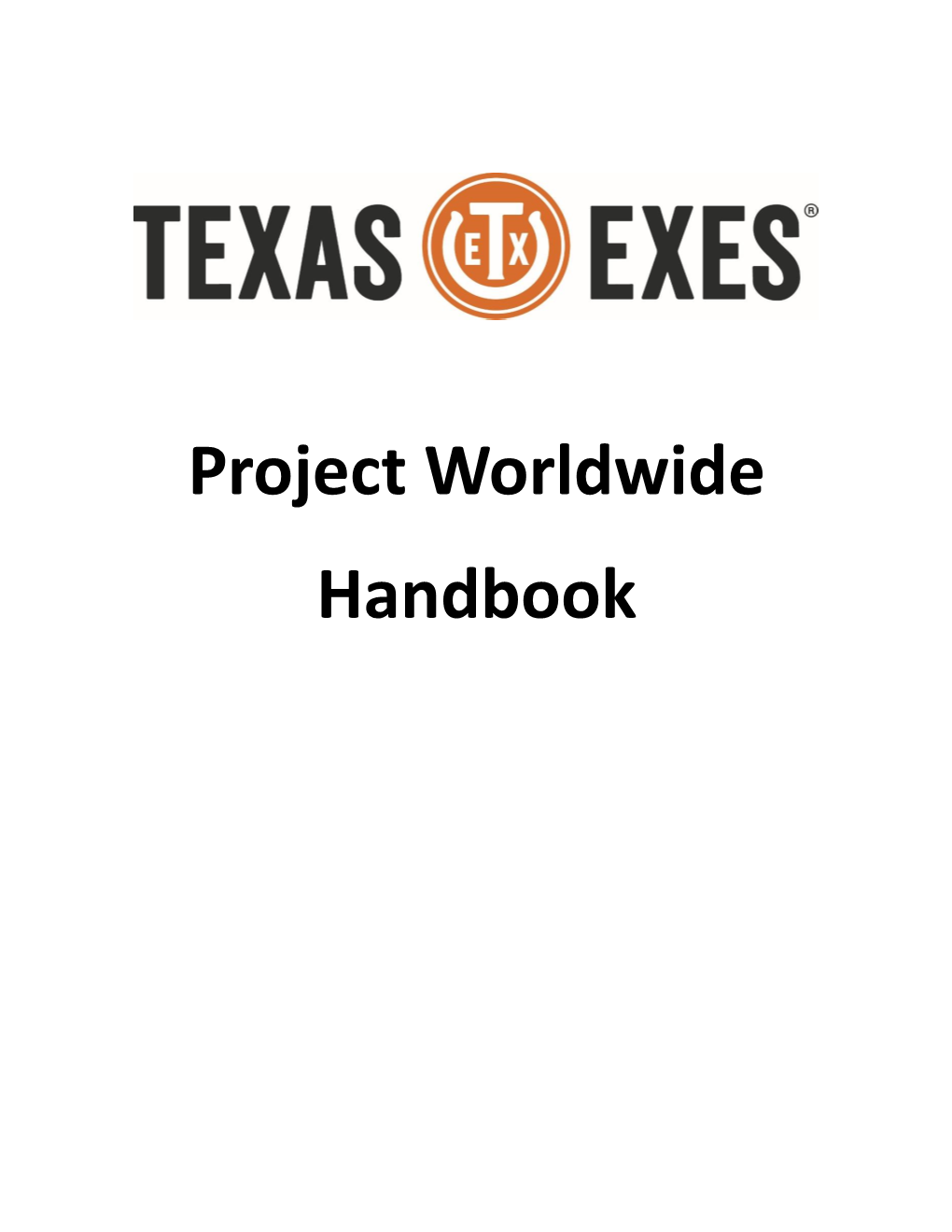 Project Worldwide Handbook