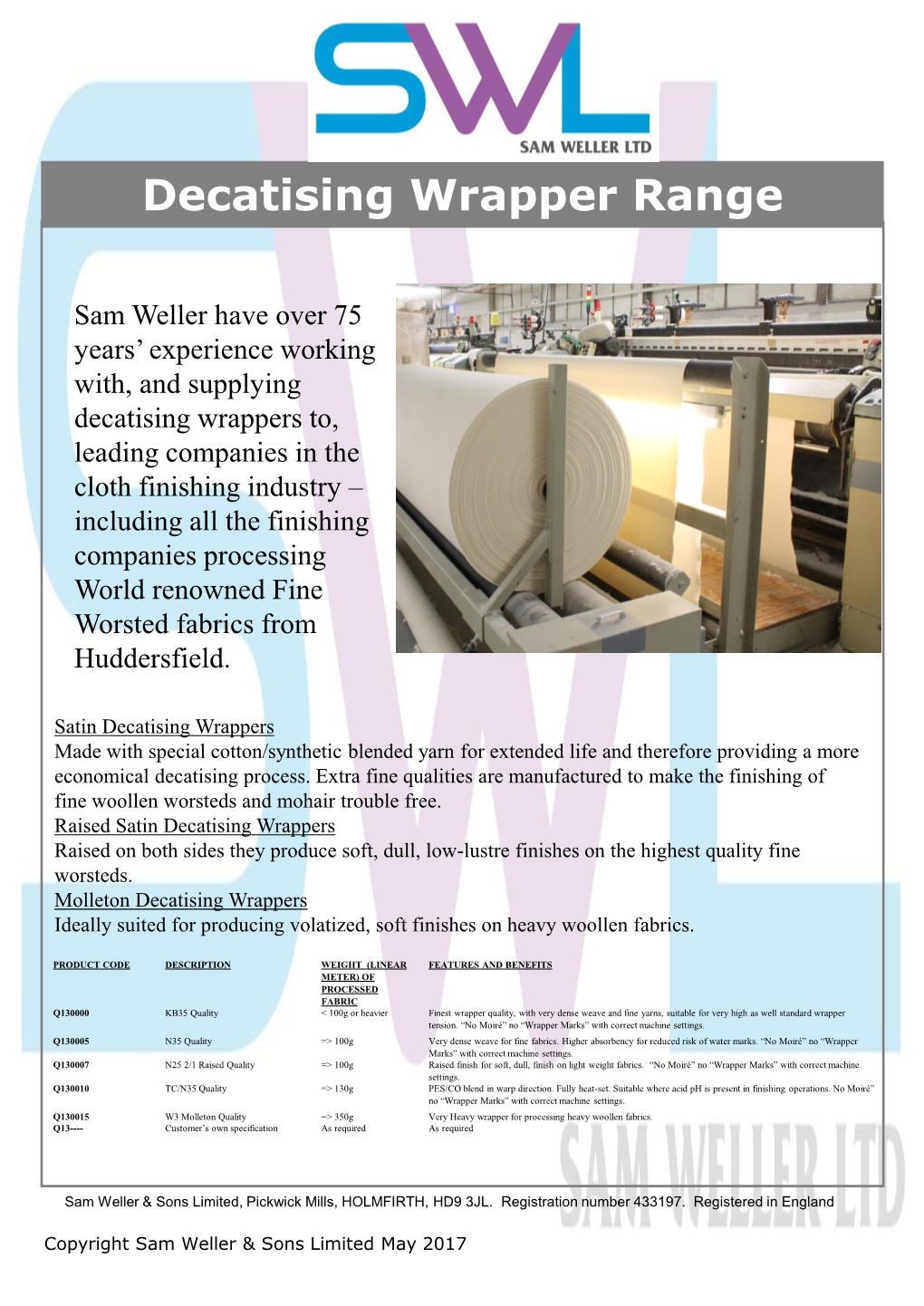 Wrappers Leaflet