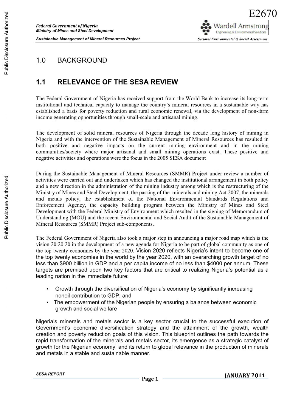 World Bank Document