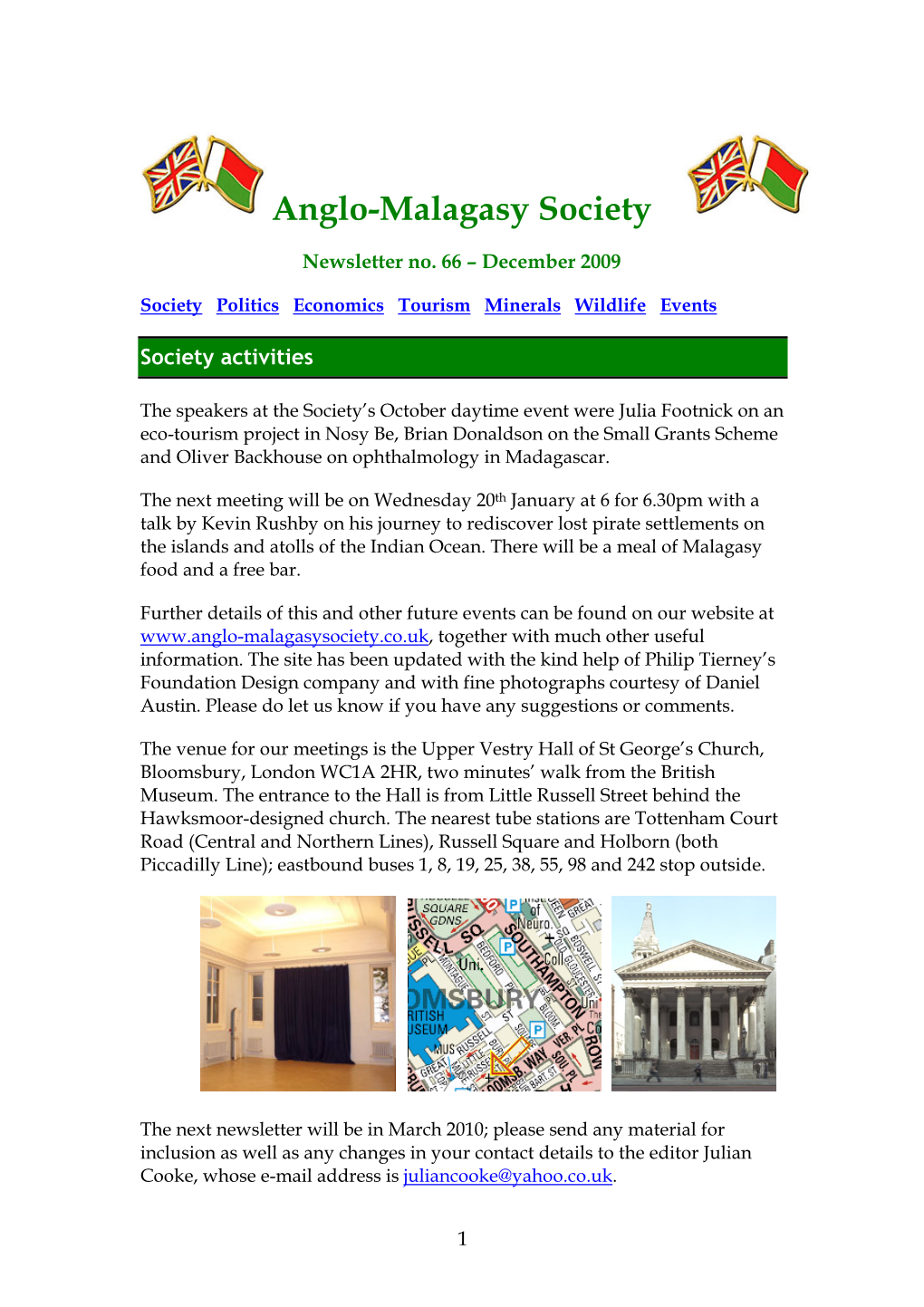 The Anglo-Malagasy Society