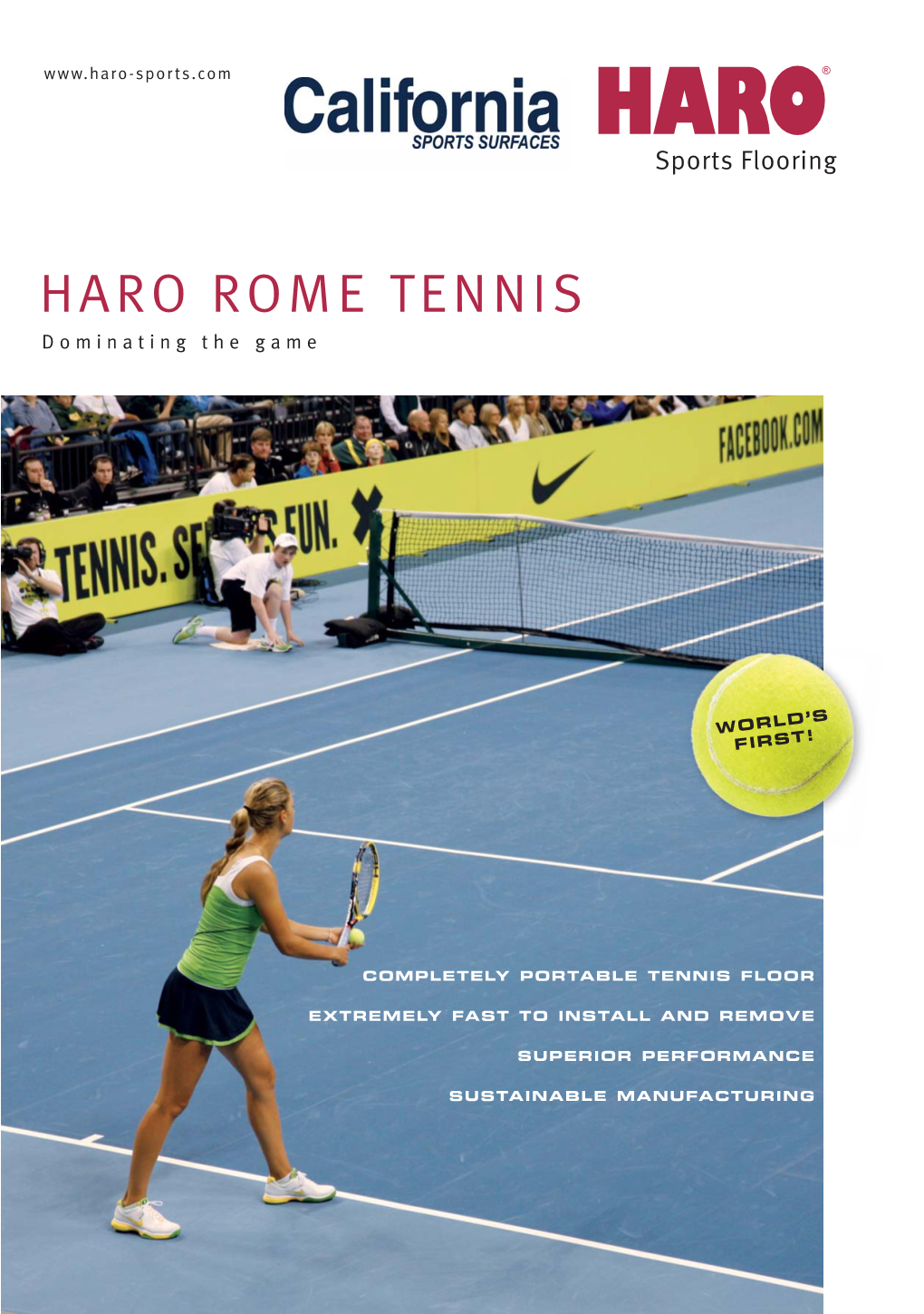 HARO ROME TENNIS Dominating the Game