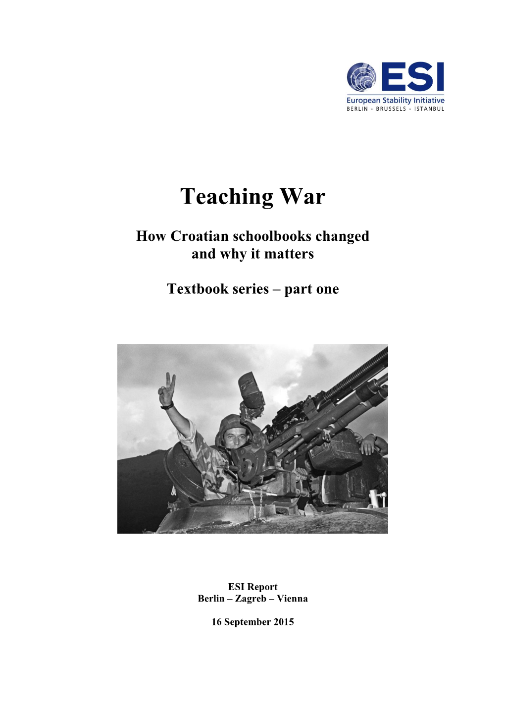 Teaching War