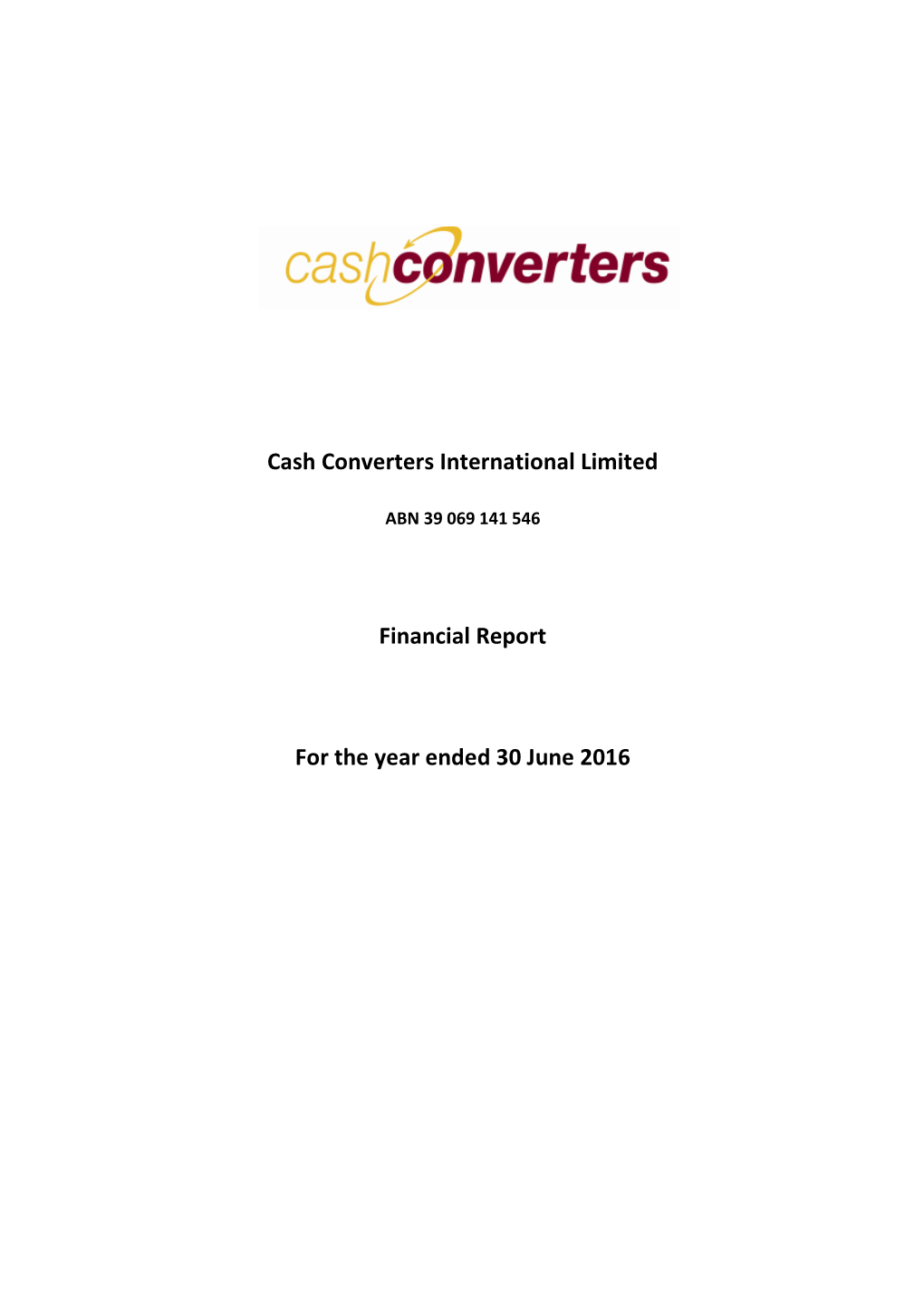 Cash Converters International Limited Financial
