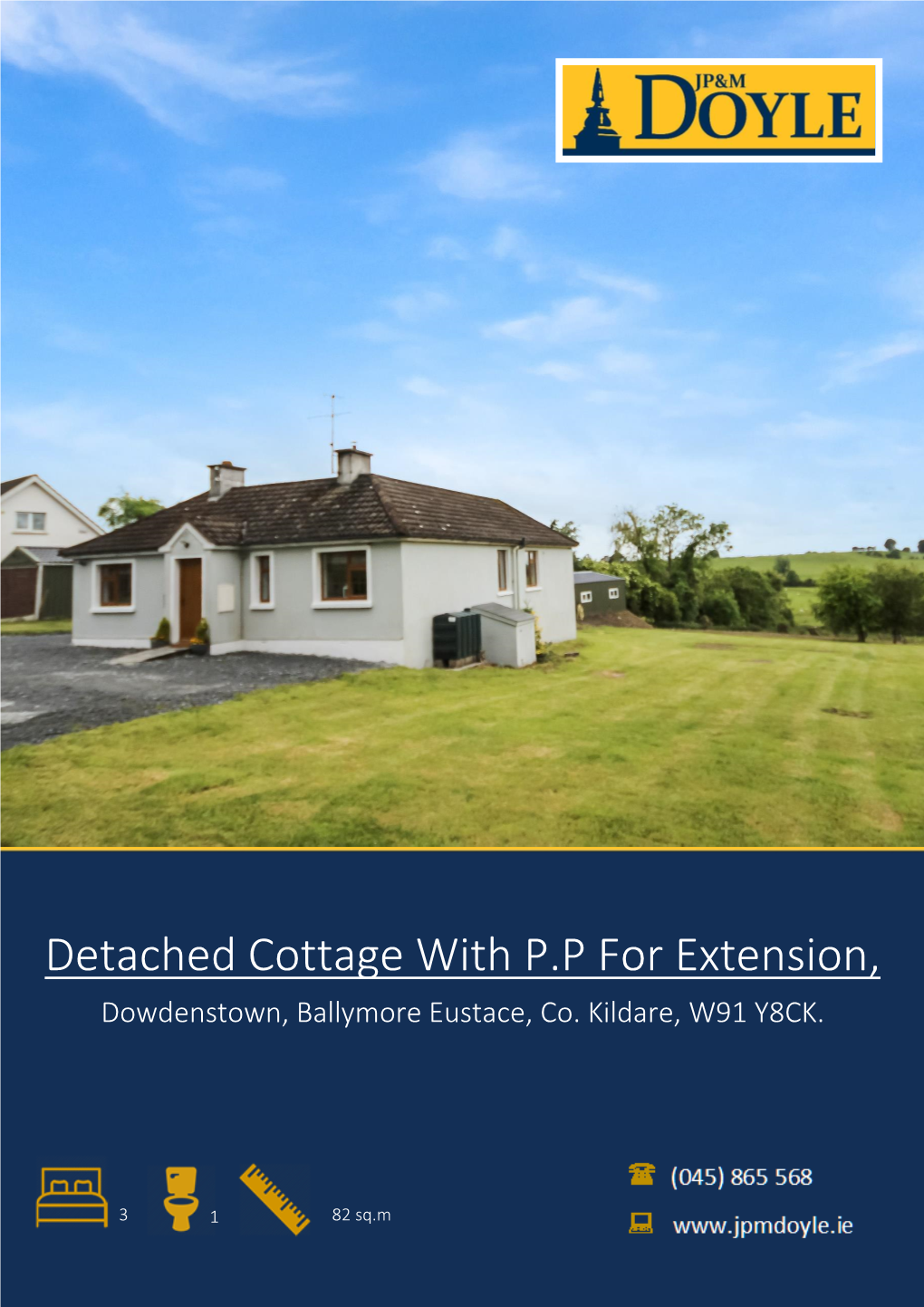 Detached Cottage with P.P for Extension