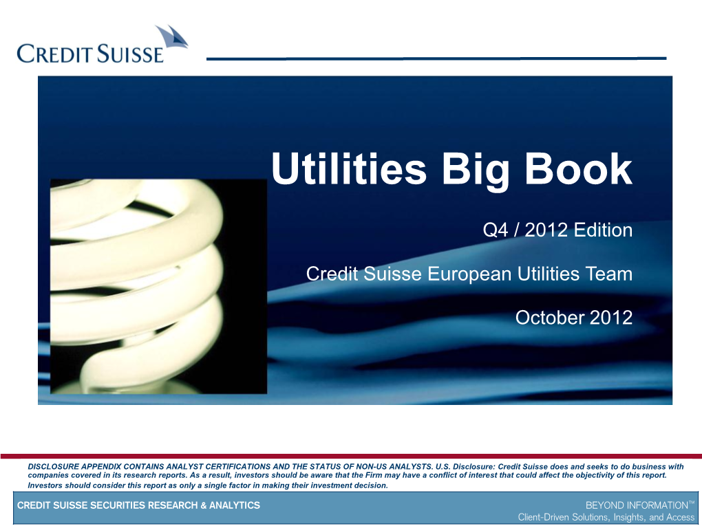 Utilities Big Book