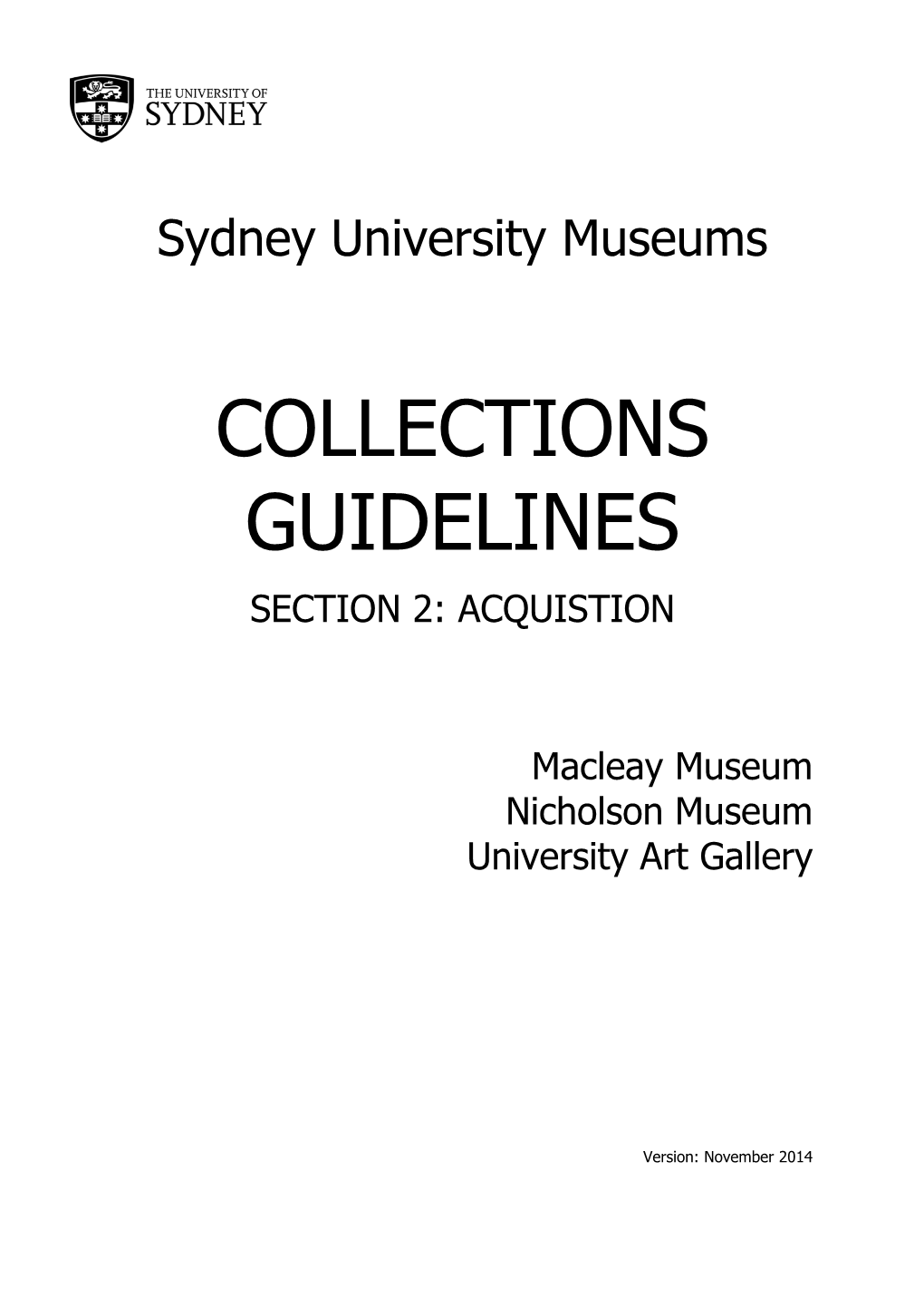 Collections Guidelines