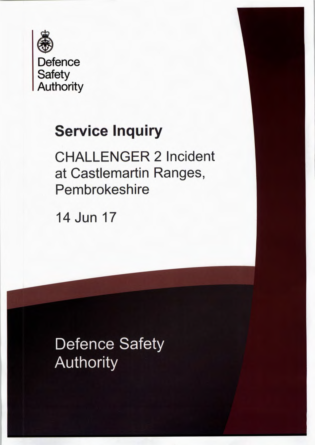 Challenger Service Inquiry Castlemartin Incident