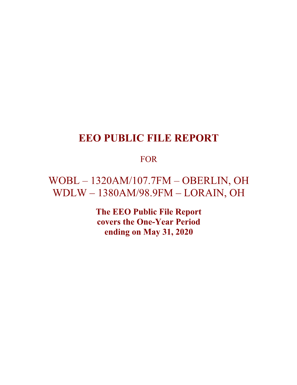 2005 Eeo Public File Report