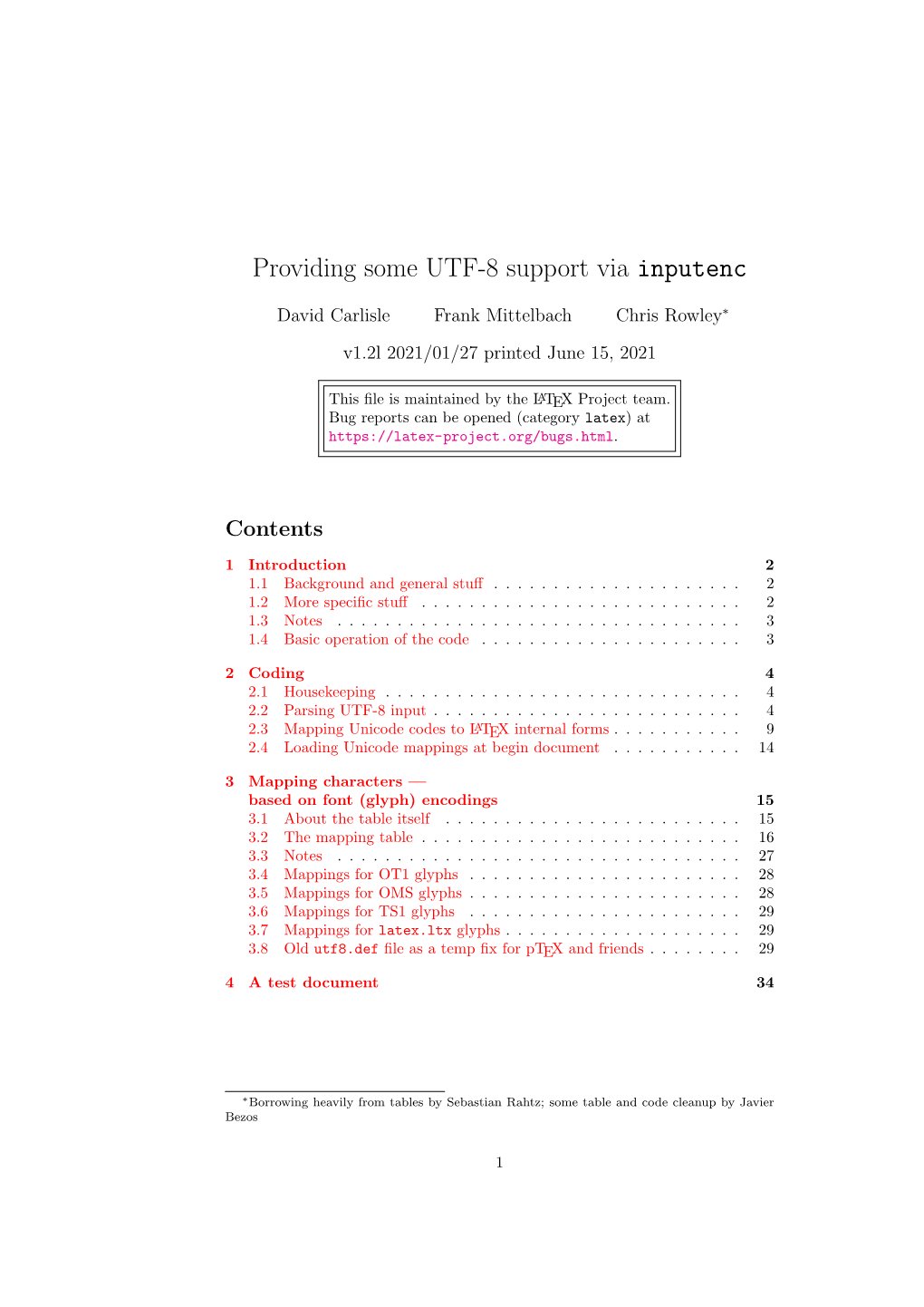 Providing Some UTF-8 Support Via Inputenc