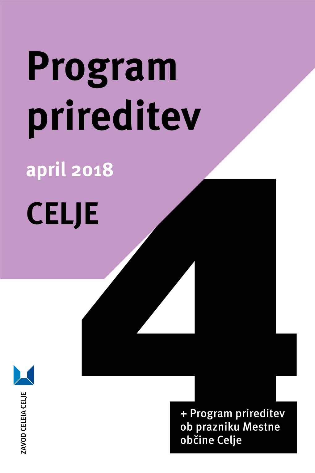 Program Prireditev April 2018 CELJE