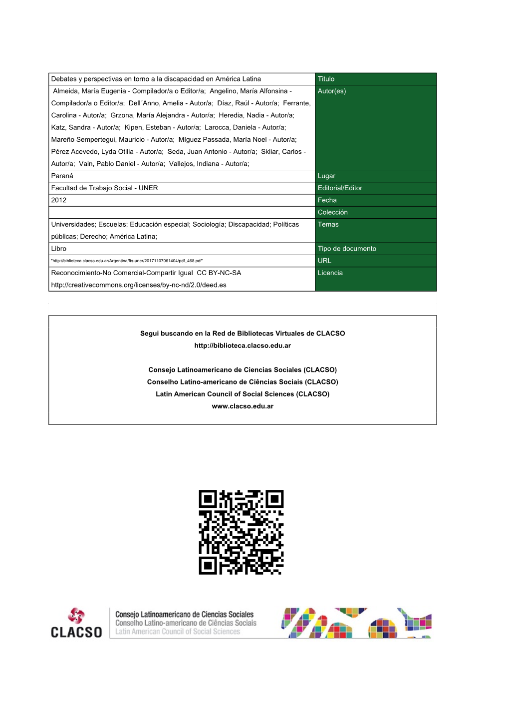 Debates Y Perspectivas En Torno a La Discapacidad