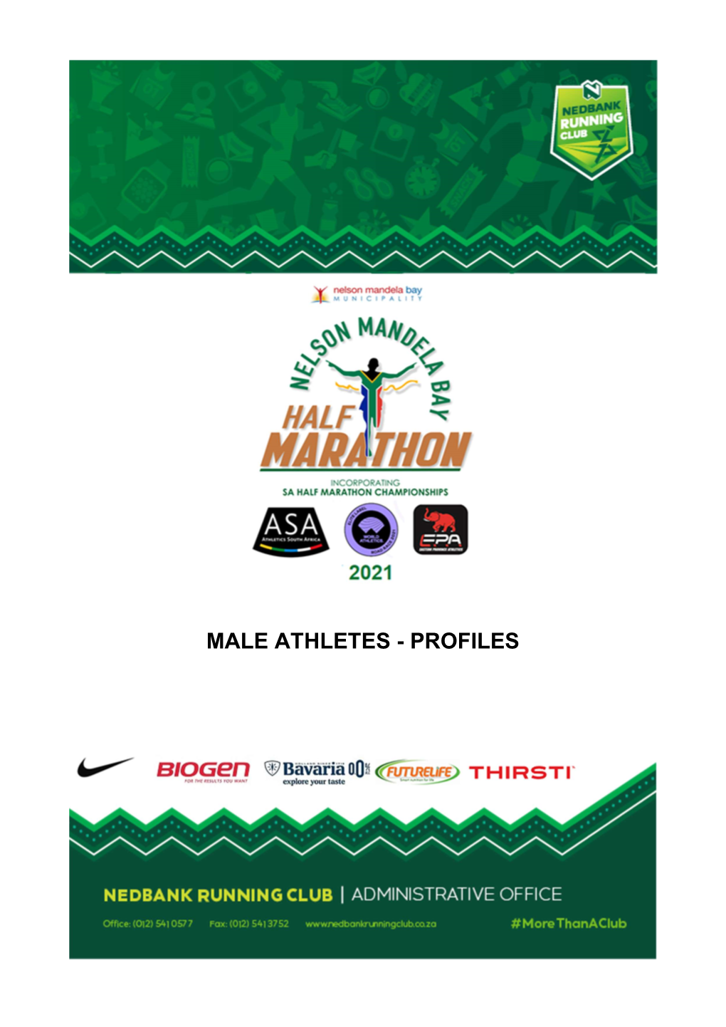 Male Athletes - Profiles
