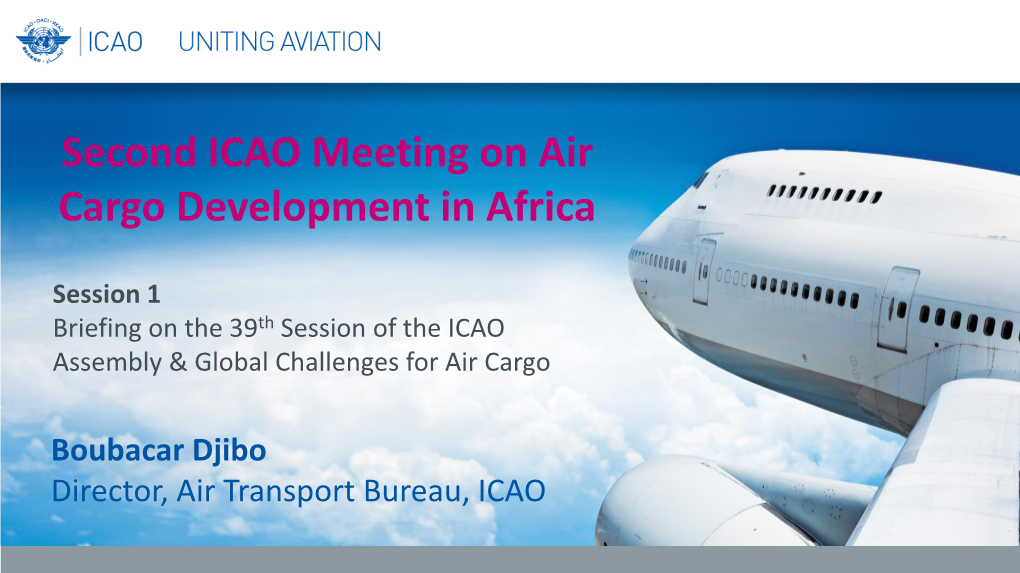 Second ICAO Meeting on Air Cargo Development in Africa