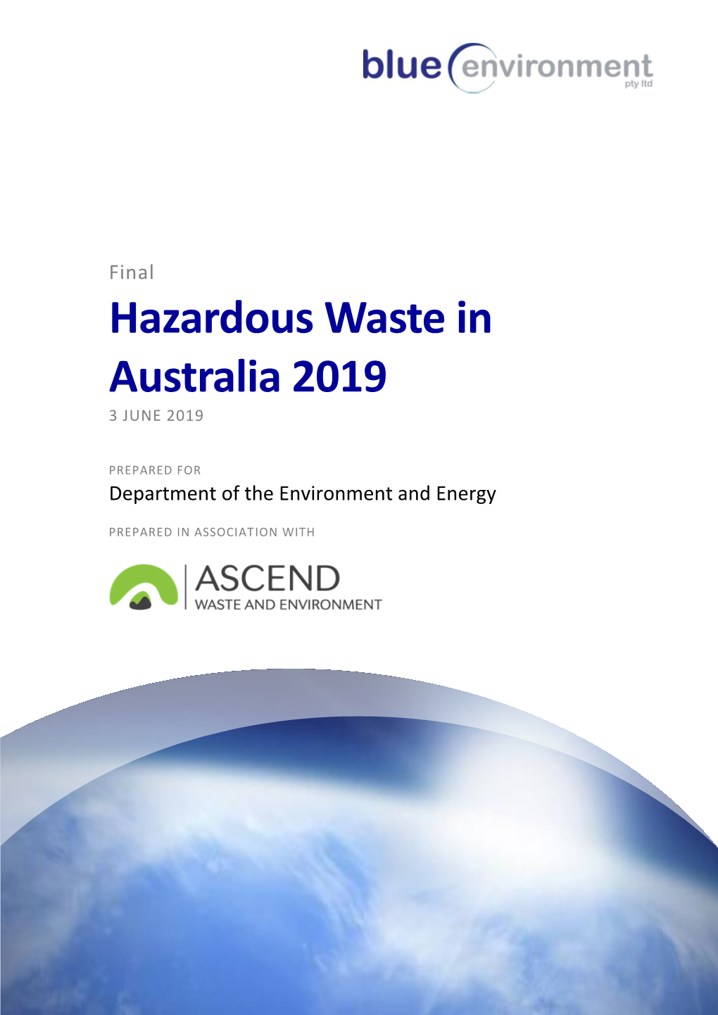 Hazardous Waste in Australia 2019 3 JUNE 2019