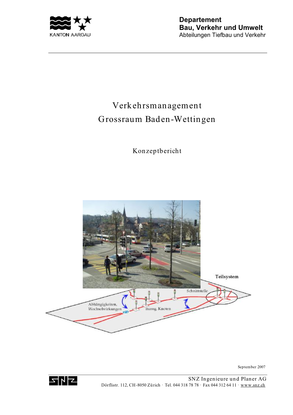 Verkehrsmanagement Grossraum Baden-Wettingen