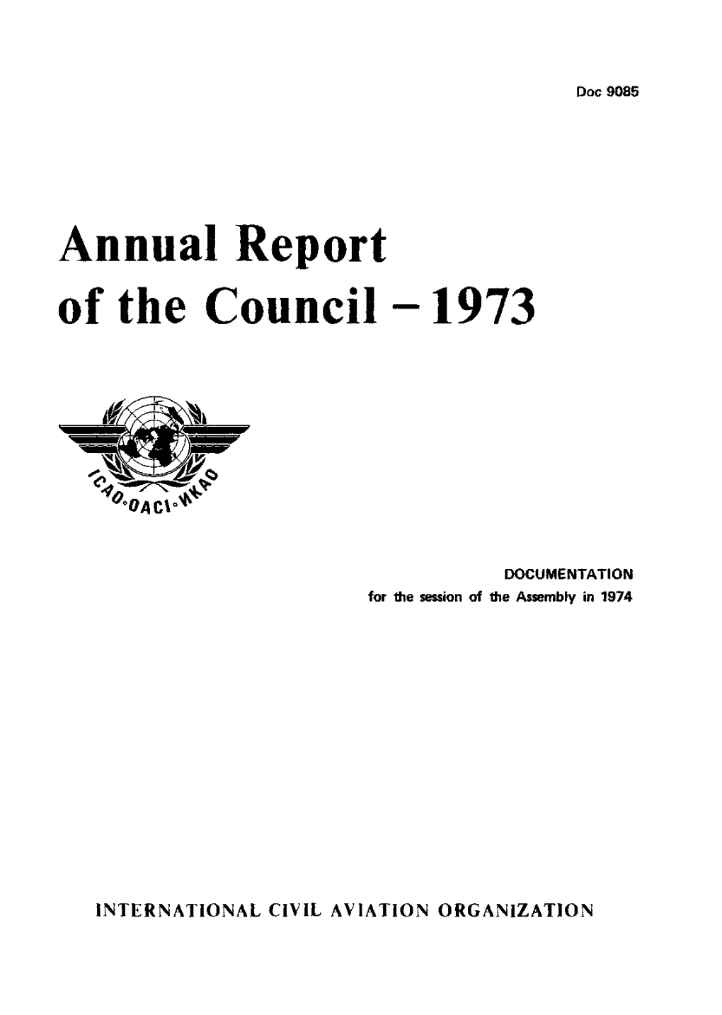 Annual Report of the Council -1973