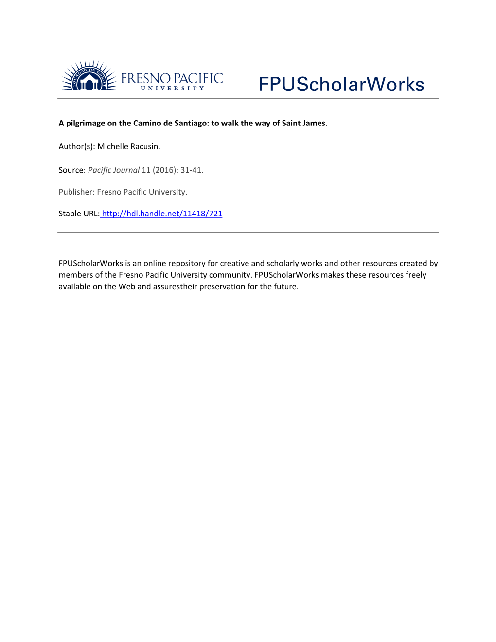 Fpuscholarworks